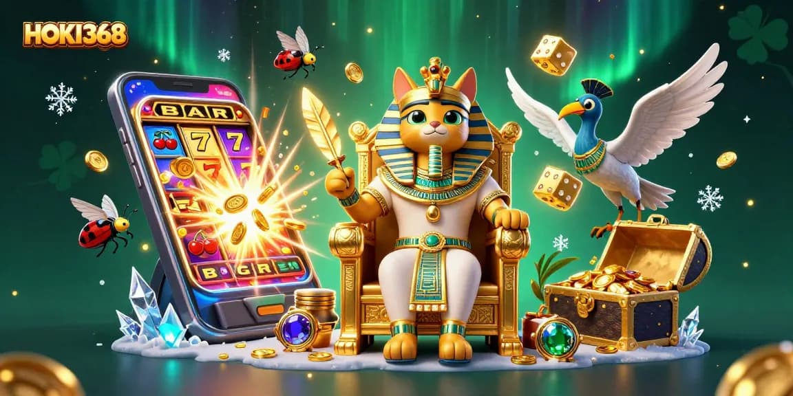 Engage in thrilling gameplay with HOKI368 featuring lavish slot machines and unique characters.