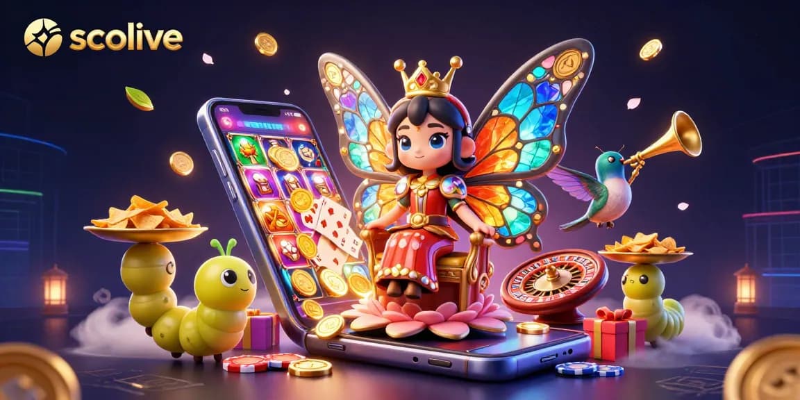 Experience exciting gambling action at socolive with dynamic 3D casino elements and characters.