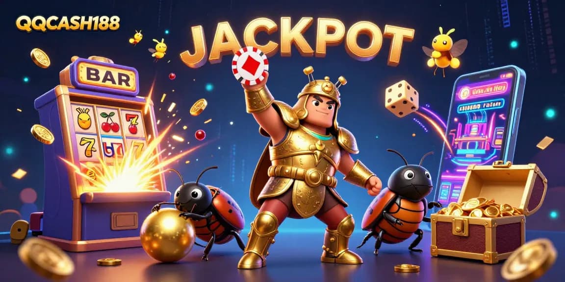 Experience victories with QQCASH188 while winning big in dynamic 3D casino action