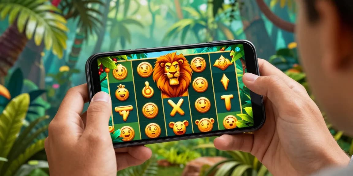 Lion King Winbox mobile gaming experience with vibrant jungle graphics and engaging gameplay atmosphere.