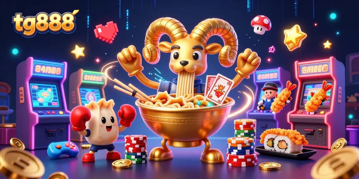 Experience exciting gaming action with tg888, featuring vibrant characters in a lively casino atmosphere.