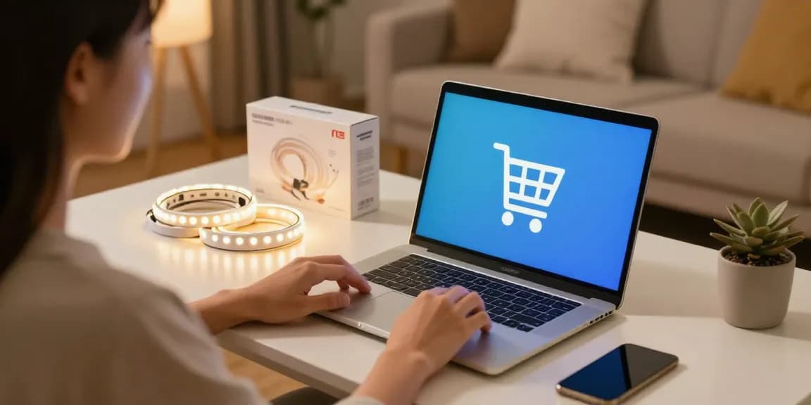 banda led promotional deals in an online shopping platform, showcasing best offers.