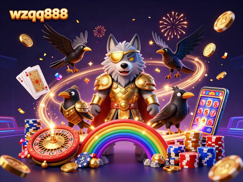 Experience excitement at wzqq888 as Odin and his ravens embrace the thrill of casino gaming