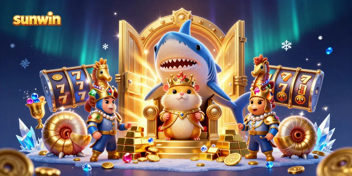 Join the adventure at Sunwin, where a golden hamster king rules an exciting casino kingdom!