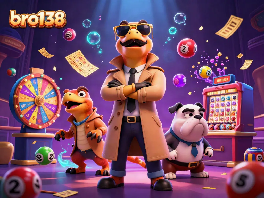 Experience the excitement of bro138 and its gaming features through a vibrant lottery scene.