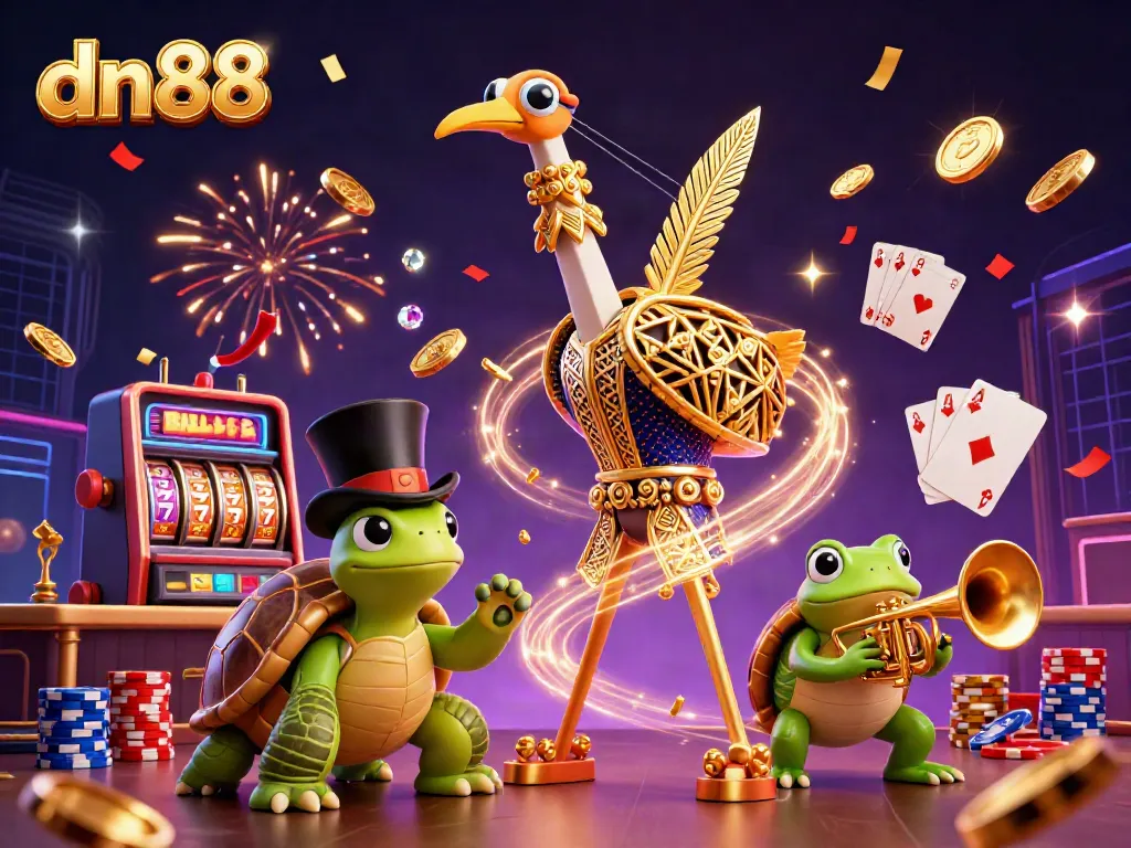 Spin the reels and discover excitement at dn88 with colorful casino characters and dynamic game elements.