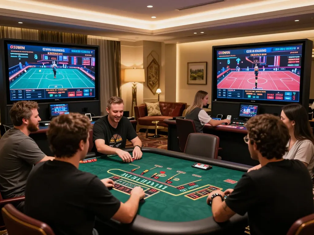 Players enjoying the thrilling online blackjack experience at 33WIN with professional live dealers.