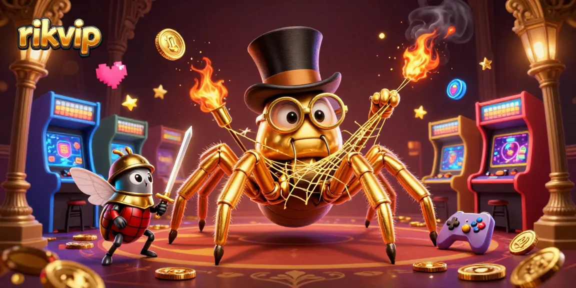 Play exciting games at rikvip while enjoying a unique 3D casino adventure with vibrant visuals and dynamic elements.