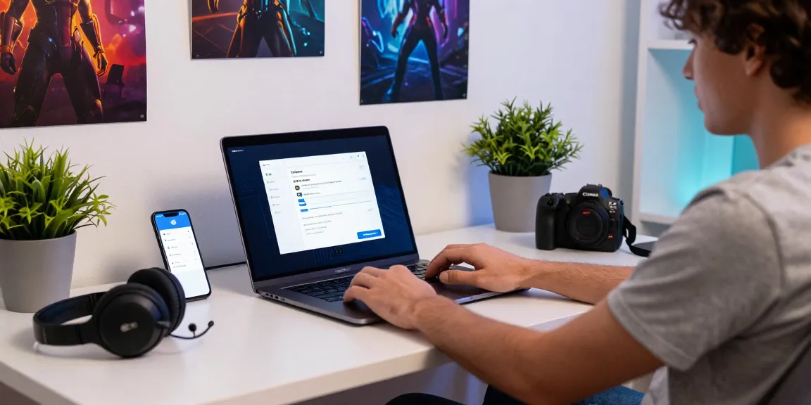 Winbox app interface displayed on a laptop in a vibrant gaming setup.