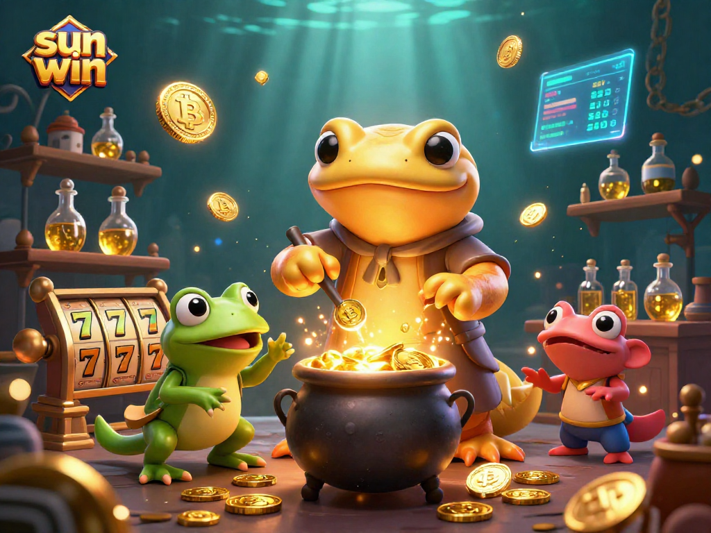 Experience sun win with dynamic slot games and golden treasures in a magical scene.