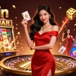 Experience the thrill of 98 win in this vibrant casino scene filled with games and excitement.