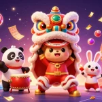Experience the excitement of nn777 casino with vibrant dancing characters, games, and colorful action.
