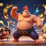 KENANGAN889 illustrates a dynamic gaming scene with characters showcasing exciting slot action and atmosphere.