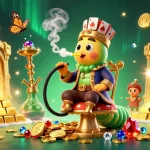 Experience IDCASH88's exciting slot games with unique visuals and engaging gameplay elements in this vibrant illustration.