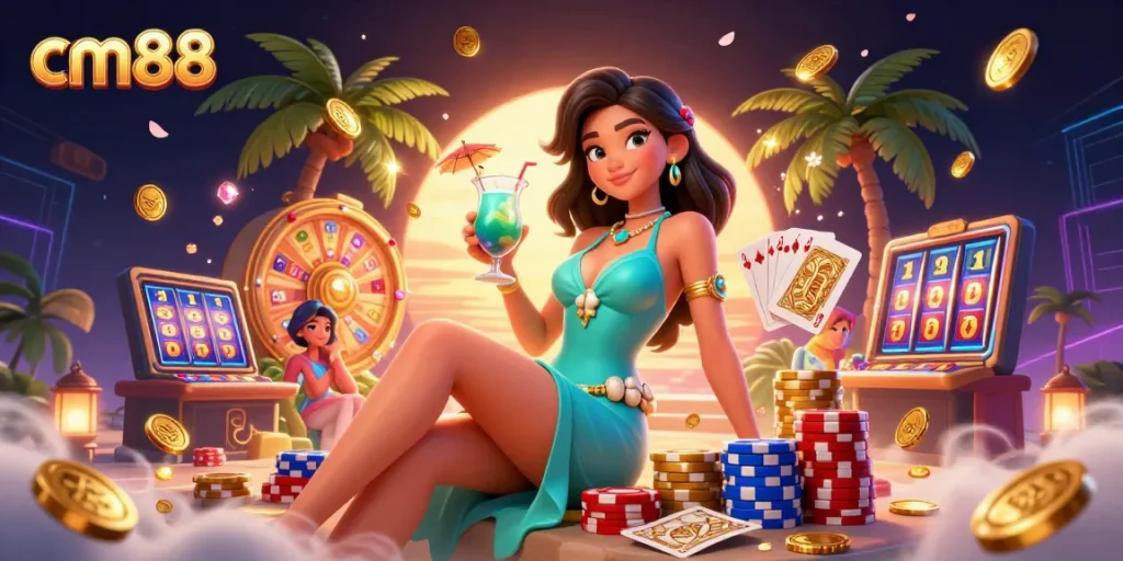 Experience exciting gameplay at cm88 with vibrant casino elements and luxurious settings.
