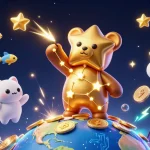 Engage with exhilarating games on mubet1, where celestial creatures collect glowing coins.