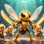 Engage with DA88 online casino adventures featuring vibrant 3D characters amidst digital gaming elements.