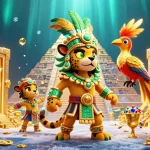 Engage with the vibrant world of 6ff, where a Mayan jaguar priest meets golden treasures in an epic gaming adventure.