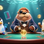 Engage in the thrilling underwater poker game of 333win with characters in action, promising excitement and winnings.