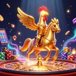 Experience the thrill of betting with okwintv’s immersive casino scene featuring vibrant characters and dynamic game elements.