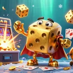 Experience the excitement of ee88 with captivating slots and dynamic casino elements in a vivid 3D illustration.