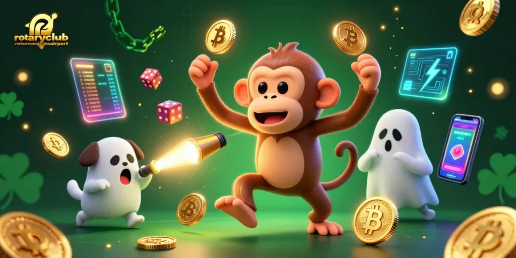 Experience thrilling gaming at rotaryclubmiamiairport with the playful poltergeist monkey and ghost-hunter puppy.