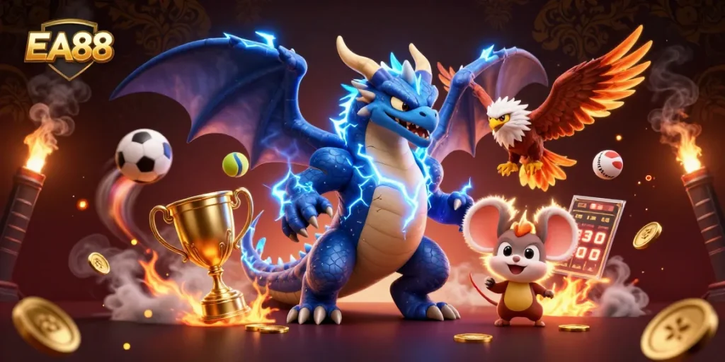 Engage with EA88's vibrant world of thrilling sports betting and exciting casino games