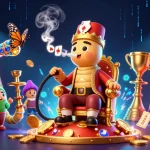 Play jackpot and win big at 555win with dynamic 3D casino illustration showcasing exciting games.