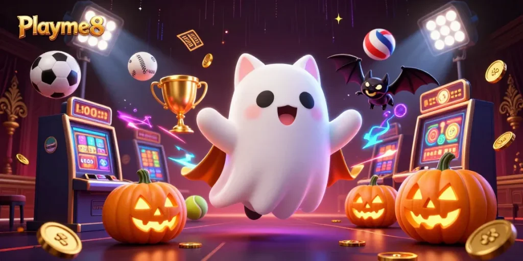 เล่นพนันใน Playme8 กับแมวน้ำที่ลอยอยู่ในคาสิโนผีสิง
