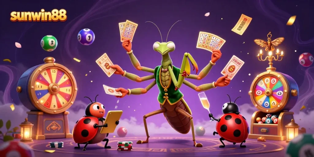 Experience the thrill of sunwin88 casino games with dynamic characters and vibrant actions.